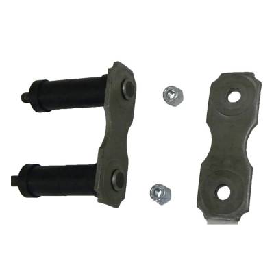 Rareelectrical - New Rear Leaf Spring Shackles And Hangers Compatible With Jeep Scrambler Renegade 4 Cyl 2.5L Cj7