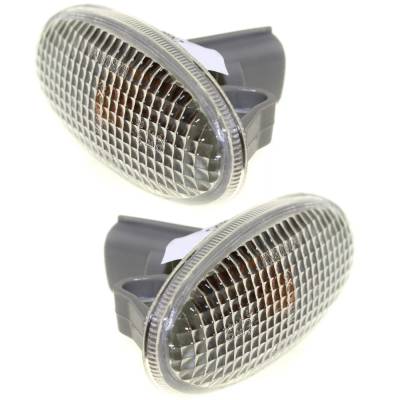 Rareelectrical - New Pair Of Side Repeater Lights Compatible With Mazda Mpv Dx Es Lx Lx-Sv Mini Standard Passenger