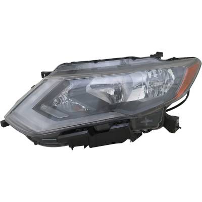 Rareelectrical - New Left Headlights Compatible With Nissan Rogue S Sl Hybrid Sport Utility 4-Door 2.0L 2.5L 2018