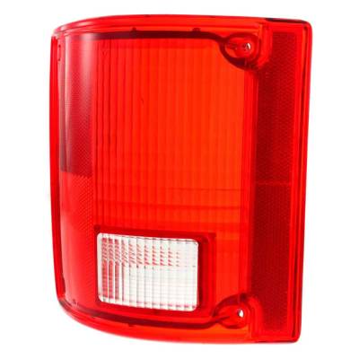 Rareelectrical - New Left Halogen Tail Light Lens Compatible With Gmc R2500 Base Standard Cab Pickup 2 Door 5.0L 5.7L