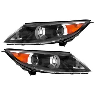 Rareelectrical - New Pair Of Halogen Headlight Compatible With Kia Sportage Base 2.4L 2011-2012 By Part Number