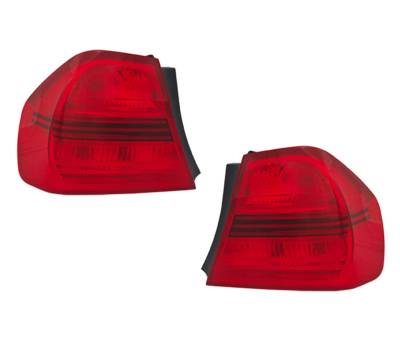 Rareelectrical - New Pair Of Outer Tail Lights Compatible With Bmw 330Xi Sedan 63 21 7 161 955 63217161955
