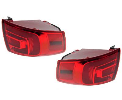 Rareelectrical - New Pair Of Tail Lights Compatible With Volkswagen Jetta Sedan 2011-15 Vw2805107 5C6945095d 5C6 945