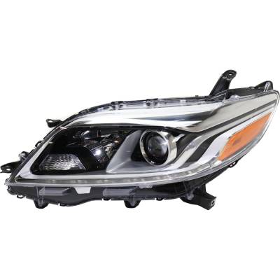 Rareelectrical - New Left Headlights Compatible With Toyota Sienna 3.5L 2015 2016 2017 2018 2019 2020 By Part Numbers