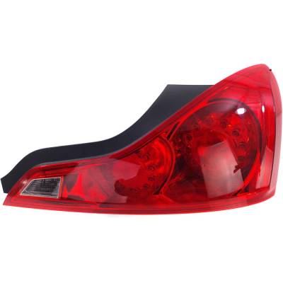 Rareelectrical - New Right Tail Lights Compatible With Infiniti G37 Q60 3.7L 2008 2009 2010 2011 2012 2013 2014 2015