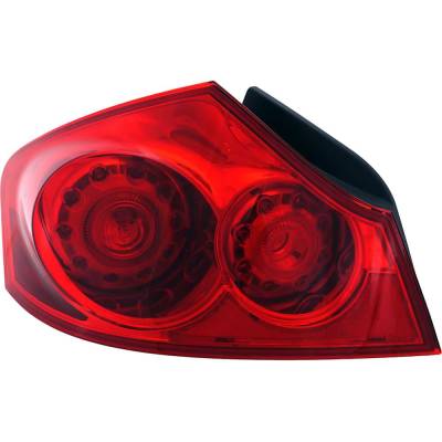RAREELECTRICAL - New Left Tail Lights Compatible With Infiniti G35 G37 G25 Q40 2.5L 3.5L 3.7L 2007 2008 2009 2010