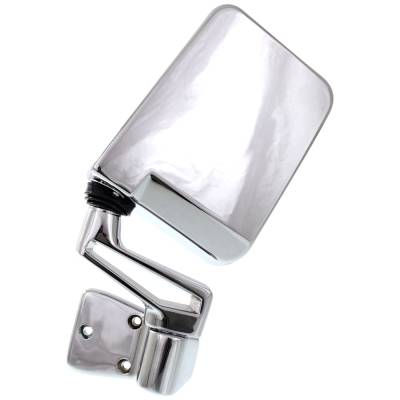 Rareelectrical - New Left Mirror Compatible With Jeep Wrangler 2.5L 4.0L 4.2L 1987-2001 By Part Numbers 55027207-Pfm