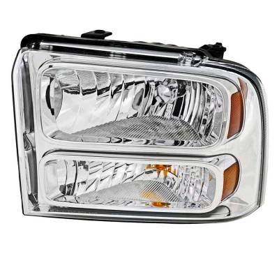 Rareelectrical - New Left Headlight Compatible With Ford F-250 Super Duty King Ranch Lariat Xl Xlt 2005-2007 By Part