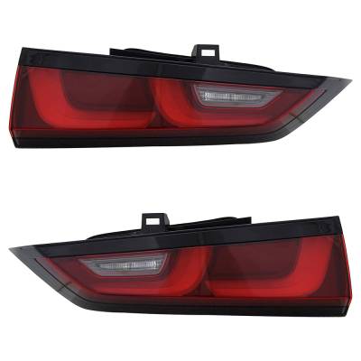 Rareelectrical - New Pair Of Inner Tail Lights Compatible With Honda Cr-V Ex-L Hybrid Touring Sport-L Sport Utility