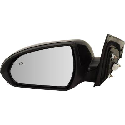 Rareelectrical - New Left Mirror Compatible With Hyundai Elantra 1.4L 1.6L 2.0L 2017-2019 By Part Numbers Hy1320226