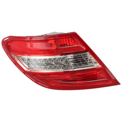 Rareelectrical - New Left Tail Lights Compatible With Mercedes-Benz C230 C300 Sport C300 C350 C63 Amg C250 2008 2009