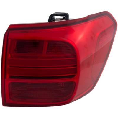 Rareelectrical - New Right Tail Lights Compatible With Kia Sedona 3.3L 2016 2017 2018 By Part Numbers 92402A9520