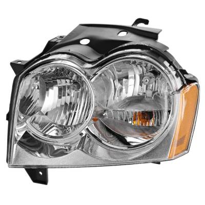 Rareelectrical - New Left Headlights Compatible With Jeep Grand Cherokee 2005 2006 2007 By Part Numbers Ch2502160c