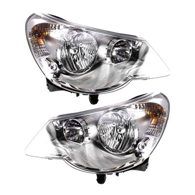 Rareelectrical - New Pair Of Headlight Compatible With Chrysler Sebring Touring 2007-2010 By Part Number 5303746Af
