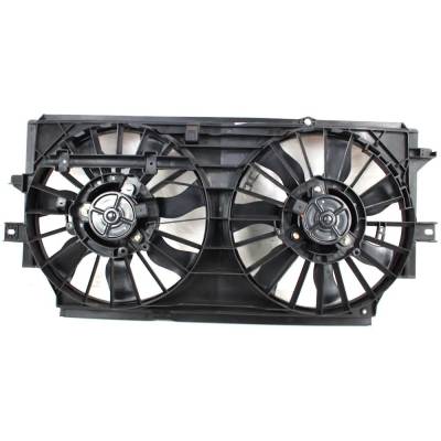 Rareelectrical - New Dual Cooling Fan Assembly Compatible With Buick Regal Gs 6 Cyl 3.8L Century Special Edition 6
