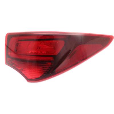Rareelectrical - New Right Tail Lights Compatible With Hyundai Santa Fe Sport 2.0L 2.4L 2017 2018 By Part Numbers
