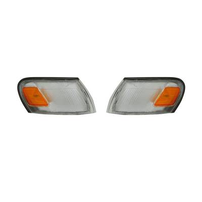 Rareelectrical - New Pair Of Side Marker Lights Compatible With Toyota Corolla 1993-97 To2550106 81610-12600