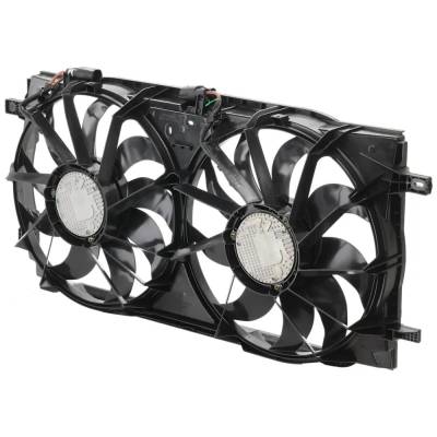 Rareelectrical - New Dual Cooling Fan Assembly Compatible With Ford Ranger Raptor 6 Cyl 3.0L Bronco Raptor 6 Cyl 3.0L