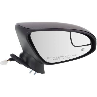 Rareelectrical - New Right Mirror Compatible With Toyota Venza 2.7L 3.5L 2013-2015 By Part Numbers To1321351