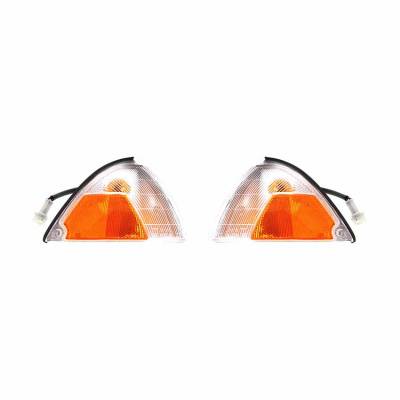 Rareelectrical - New Side Marker Light Set Of Two Compatible With Geo Metro 1989-1994 96063702 Gm2521149 96063703