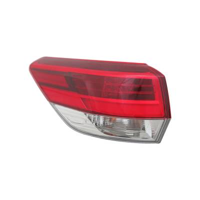 Rareelectrical - New Driver Side Outer Tail Light Fits Toyota Highlander 17 To2804132 815600E160