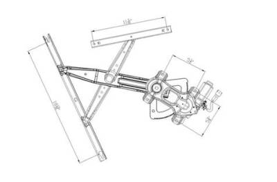 Rareelectrical - New Front Right Window Regulator Compatible With 00-09 F750 F650 F-450 F-350 F-250 Fo1351149 83189