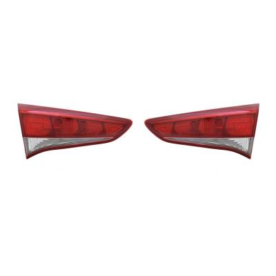 Rareelectrical - New Pair Of Inner Tail Lights Compatible With Hyundai Tucson 2016 Hy2802135 92404-D3010 92403D3010