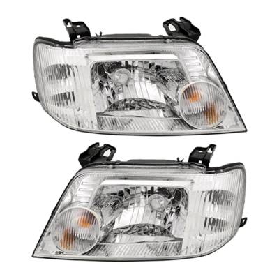 Rareelectrical - New Pair Of Halogen Headlight Compatible With Mercury Mariner Luxury 2006-2007 By Part Number