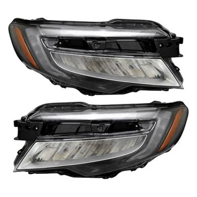 Rareelectrical - New Headlight Compatible With Honda Pilot Black Edition Sport 2020 By Part Number 33100-Tg7-A32