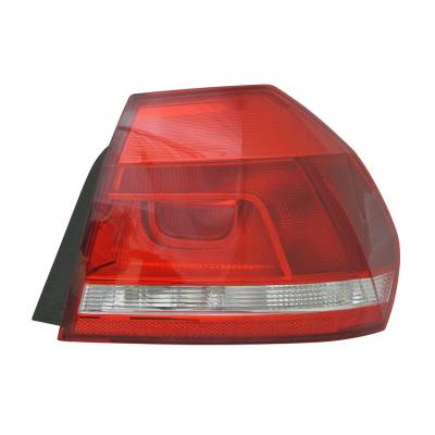 Rareelectrical - New Right Outer Tail Light Compatible With Volkswagen Passat 2012-2015 Vw2805108 561 945 096 H
