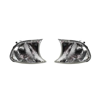 Rareelectrical - New Turn Signal Light Pair Compatible With Bmw M3 Coupe 1999 01 Bm2521108 63126904308