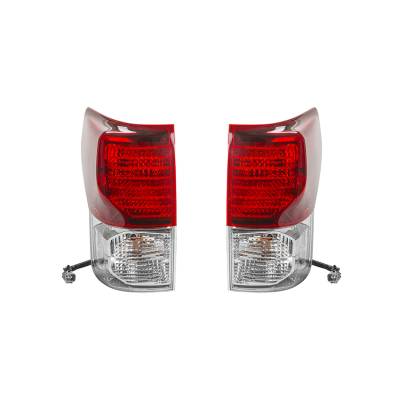 Rareelectrical - New Tail Light Pair Fits Toyota Tundra Platinum 2010-2013 81560-0C090 To2800183