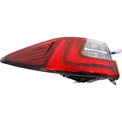 Rareelectrical - New Left Tail Lights Compatible With Lexus Es300h Es350 2.5L 3.5L 2016 2017 2018 By Part Numbers
