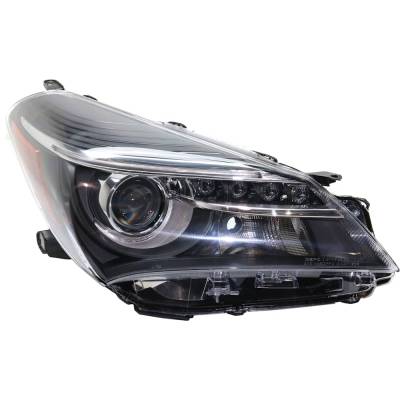 Rareelectrical - New Right Headlights Compatible With Toyota Yaris 1.5L 2015 2016 2017 By Part Numbers To2519151c