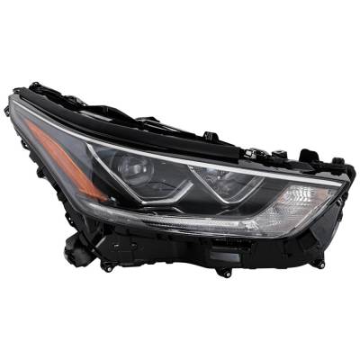 Rareelectrical - New Right Headlights Compatible With Toyota Highlander 2.4L 3.5L 2020 2021 2022 2023 By Part Numbers