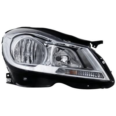 Rareelectrical - New Right Headlights Compatible With Mercedes-Benz C250 C350 C300 C63 Amg 2012 2013 2014 By Part