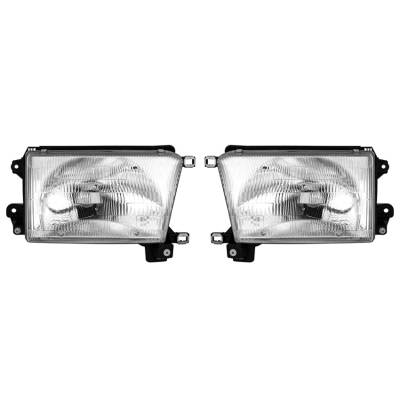 Rareelectrical - New Pair Of Headlight Compatible With Toyota 4Runner 1998 By Part Number 81110-35231 8111035231