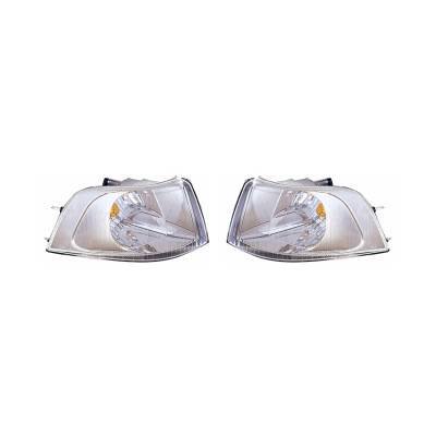 Rareelectrical - New Pair Of Turn Signal Lights Compatible With Volvo S40 2001-2004 Vo2520109 30621834-8 306218330