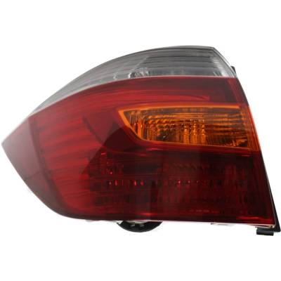 Rareelectrical - New Left Tail Lights Compatible With Toyota Highlander 3.5L 2010-2010 By Part Numbers To2800188