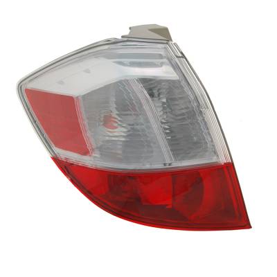 Rareelectrical - New Left Tail Light Compatible With Honda 2009-2014 Ho2800176 33550-Tk6-A01 33550Tk6a01
