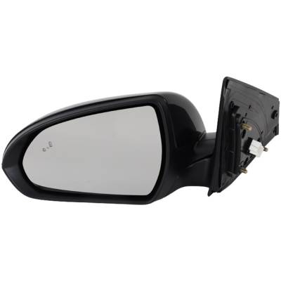 Rareelectrical - New Left Mirror Compatible With Hyundai Elantra 1.4L 1.6L 2.0L 2017-2019 By Part Numbers Hy1320253