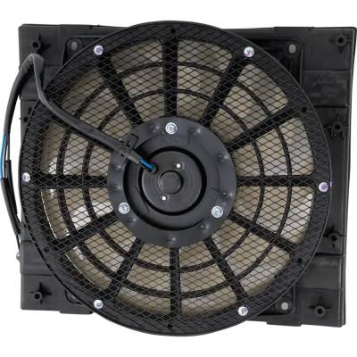 Rareelectrical - New Condenser Cooling Fan Assembly Compatible With Chevrolet Gmc Isuzu W5500hd Forward W5s042 4 Cyl