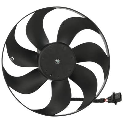 Rareelectrical - New Left Cooling Fan Assembly Compatible With Audi Volkswagen Golf Gti Glx 6 Cyl 2.8L Jetta