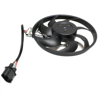 Rareelectrical - New Left Cooling Fan Assembly Compatible With Porsche Volkswagen Touareg Base 8 Cyl 4.2L Cayenne S 8