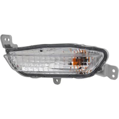 Rareelectrical - New Left Front Turn Signal Light Compatible With Honda Ridgeline Sport 6 Cyl 3.5L Ridgeline Black