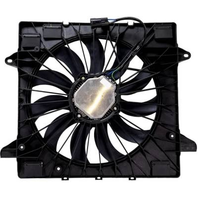 Rareelectrical - New Single Cooling Fan Assembly Compatible With Cadillac Chevrolet Gmc Blazer Rs 6 Cyl 3.6L Xt5 Base
