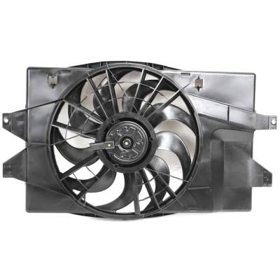 Rareelectrical - New Single Cooling Fan Assembly Compatible With Chrysler Dodge Plymouth Caravan Se 6 Cyl 3.3L