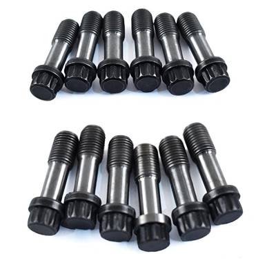 RAREELECTRICAL - New 12 Pack Of Bolt Compatible With Mariner Mercury 6 Cyl 3.375 Chrome Bore 2.4L 200 Hp 6 Cyl 3.125