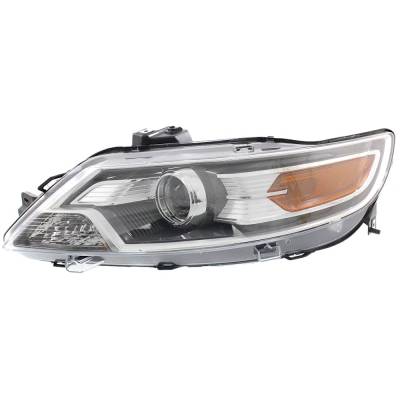 Rareelectrical - New Left Headlights Compatible With Ford Taurus 3.5L 2010 2011 2012 By Part Numbers Fo2502280c