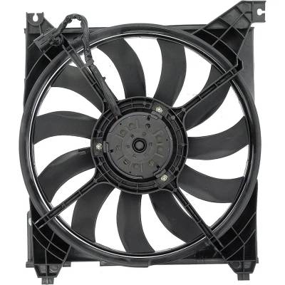Rareelectrical - New Single Cooling Fan Assembly Compatible With Hyundai Kia Sonata Base 4 Cyl 2.4L Optima Ex 6 Cyl